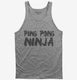Ping Pong Ninja Player Funny Table Tennis  Tank