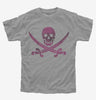 Pink Pirate Skull And Crossbones Kids Tshirt E1883a6a-6d2e-41e6-bf41-50ebffaacdc0 666x695.jpg?v=1700596592