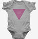 Pink Triangle grey Infant Bodysuit