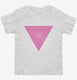 Pink Triangle white Toddler Tee
