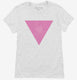 Pink Triangle white Womens