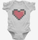 Pixel Heart 8 Bit Love  Infant Bodysuit