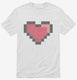 Pixel Heart 8 Bit Love  Mens