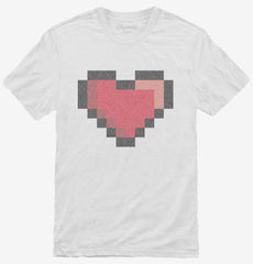 Pixel Heart 8 Bit Love T-Shirt
