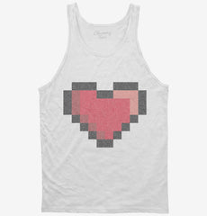 Pixel Heart 8 Bit Love Tank Top