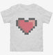 Pixel Heart 8 Bit Love  Toddler Tee