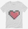 Pixel Heart 8 Bit Love Womens Vneck Shirt C525819a-90f9-431d-aac6-c05393012f6f 666x695.jpg?v=1700596401