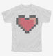 Pixel Heart 8 Bit Love  Youth Tee
