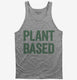 Plant Based Vegetarian grey Tank