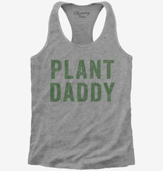 Plant Daddy Vegan Vegetarian Dad Womens Racerback Tank