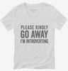 Please Kindly Go Away Im Introverting Womens Vneck Shirt 666x695.jpg?v=1700416014
