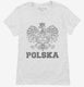 Poland Eagle Polska Polish white Womens