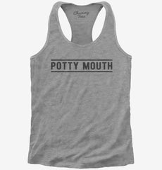 Potty Mouth Womens Racerback Tank