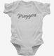 Preggers white Infant Bodysuit