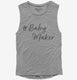 Pregnancy Announcement Baby Maker  Womens Muscle Tank