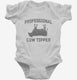 Professional Cow Tipper white Infant Bodysuit