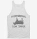 Professional Cow Tipper white Tank