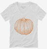 Pumpkin Halloween Womens Vneck Shirt 666x695.jpg?v=1700377815