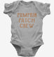 Pumpkin Patch Crew grey Infant Bodysuit
