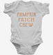 Pumpkin Patch Crew white Infant Bodysuit