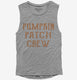 Pumpkin Patch Crew grey Womens Muscle Tank