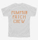 Pumpkin Patch Crew white Youth Tee