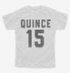 Quince Cumpleanos white Youth Tee
