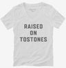 Raised On Tostones Womens Vneck Shirt 666x695.jpg?v=1700380986