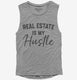 Real Estate Is My Hustle House Closing  Womens Muscle Tank