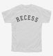 Recess white Youth Tee
