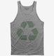 Recycling Symbol grey Tank