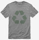 Recycling Symbol grey Mens