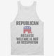 Republian Because Welfare Is Not An Occupation white Tank