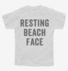 Resting Beach Face Youth