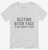 Resting Bitch Face Is My Happy Face Womens Vneck Shirt 369fdfdd-b64b-4c5b-ac71-2b01a75b15cb 666x695.jpg?v=1700594920