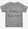 Resting Gym Face Gym Workout Toddler