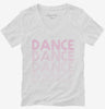 Retro Dance Womens Vneck Shirt 666x695.jpg?v=1700513315