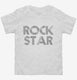 Retro Rock Star white Toddler Tee