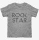 Retro Rock Star grey Toddler Tee