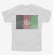 Retro Vintage Afghanistan Flag white Youth Tee