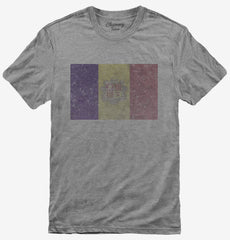 Retro Vintage Andorra Flag T-Shirt