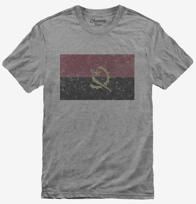 Retro Vintage Angola Flag T-Shirt