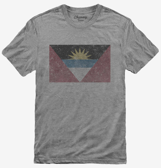 Retro Vintage Antigua And Barbuda Flag T-Shirt