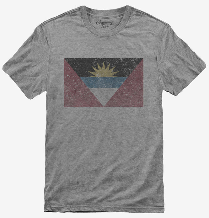 Retro Vintage Antigua And Barbuda Flag T-Shirt