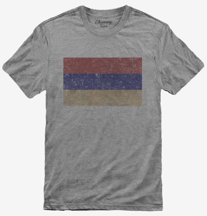Retro Vintage Armenia Flag T-Shirt