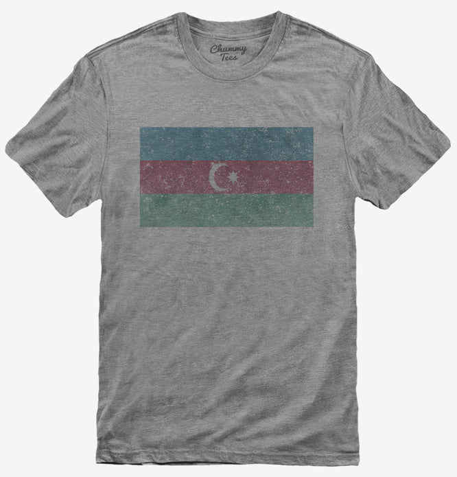 Retro Vintage Azerbaijan Flag T-Shirt