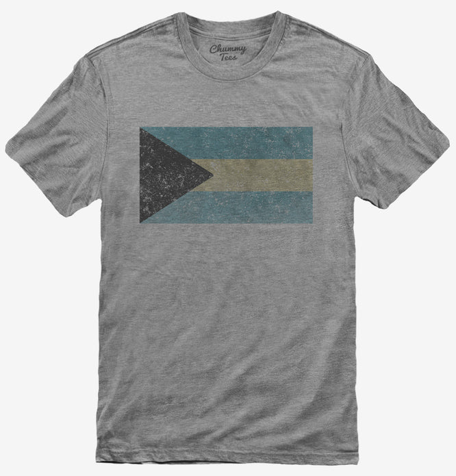 Retro Vintage Bahamas Flag T-Shirt