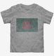 Retro Vintage Bangladesh Flag grey Toddler Tee