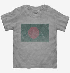 Retro Vintage Bangladesh Flag Toddler Shirt