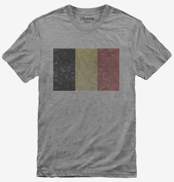 Retro Vintage Belgium Flag T-Shirt